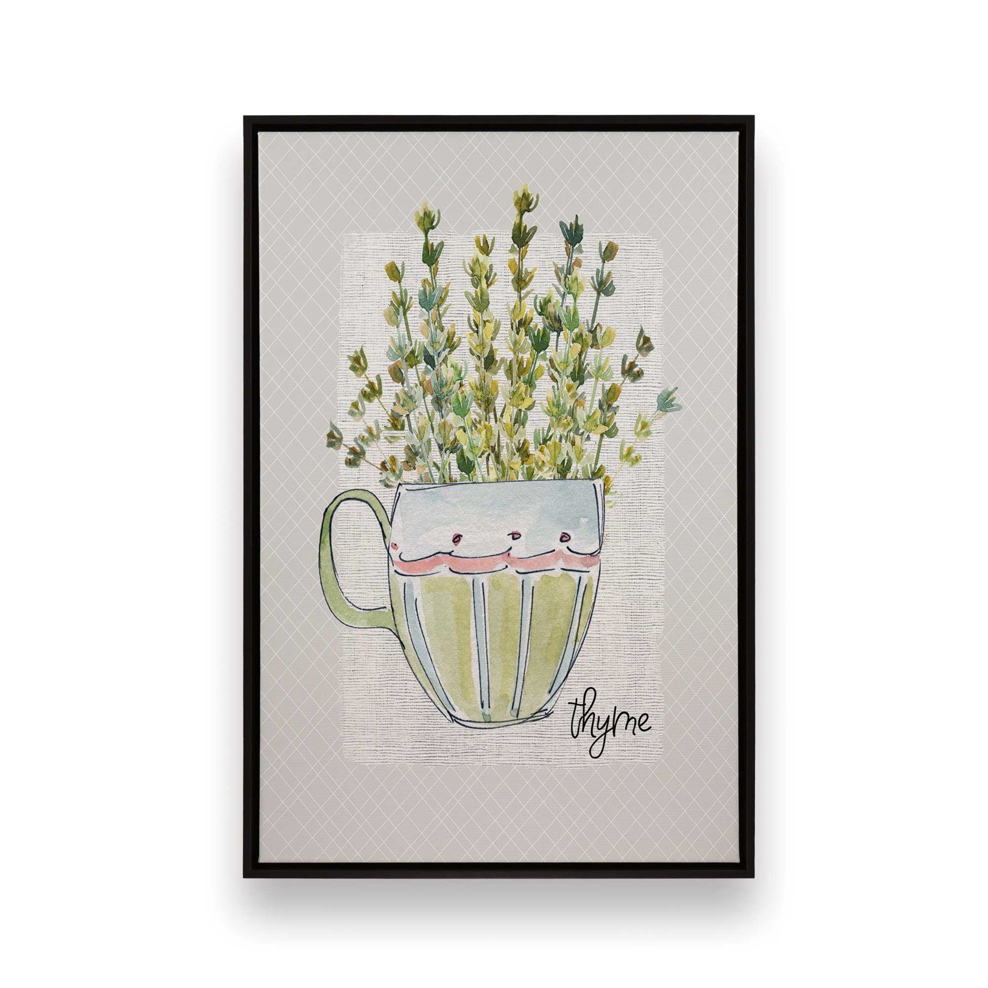 [Color:Satin Black], Picture of art in a Satin Black frame