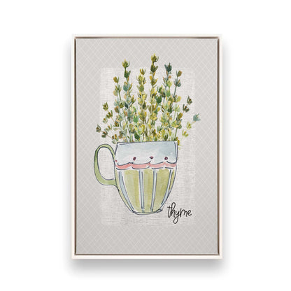 [Color:Opaque White], Picture of art in a White frame
