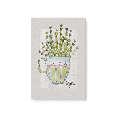 Happy Herbs, Set of 4 Canvas Prints