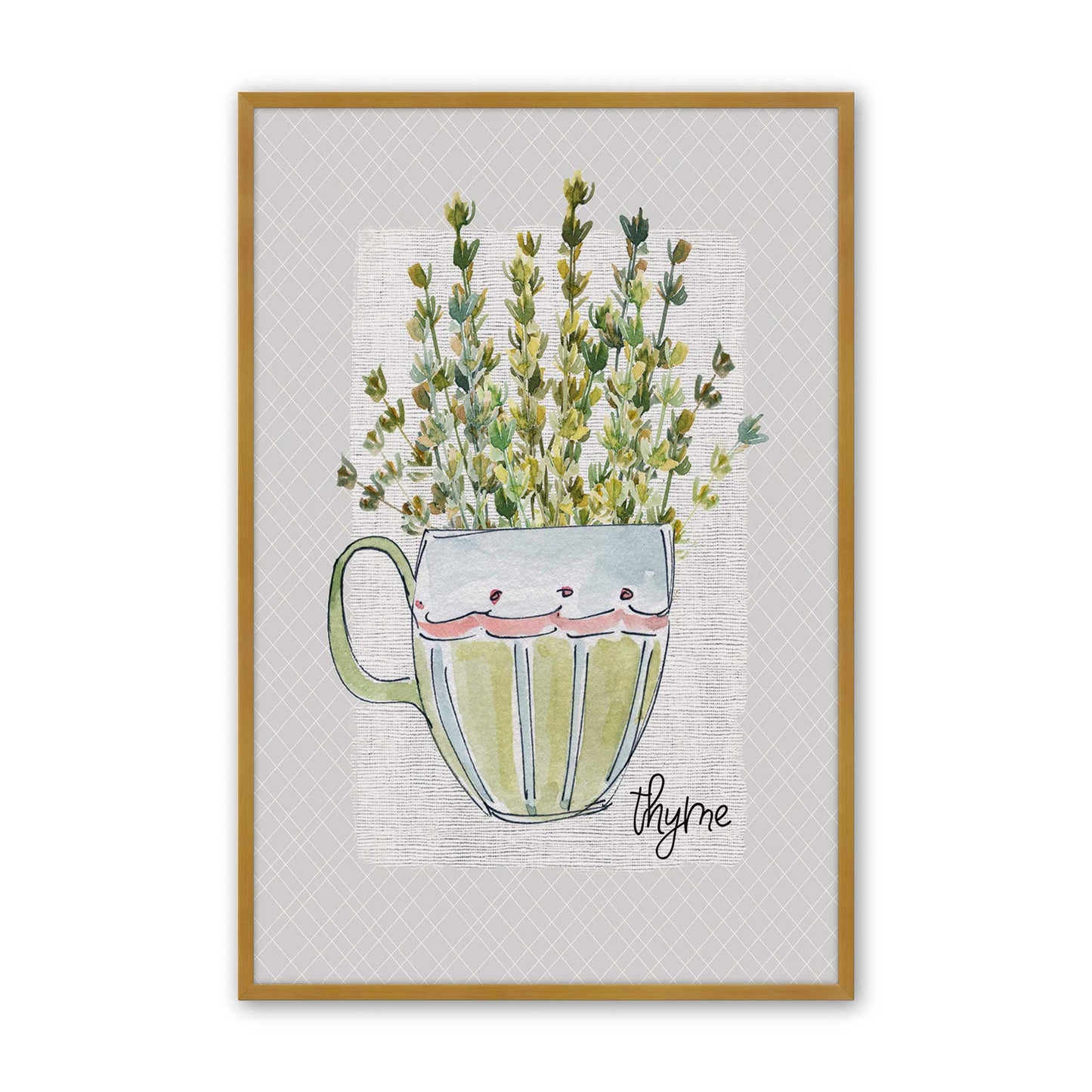[Color:Polished Gold], Picture of art in a Polished Gold frame