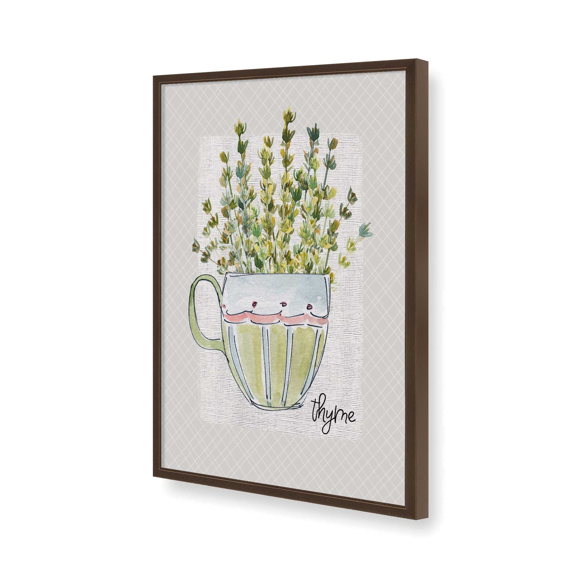 [Color:Belvinder Brown], Picture of art in a Belvinder Brown frame of the corner