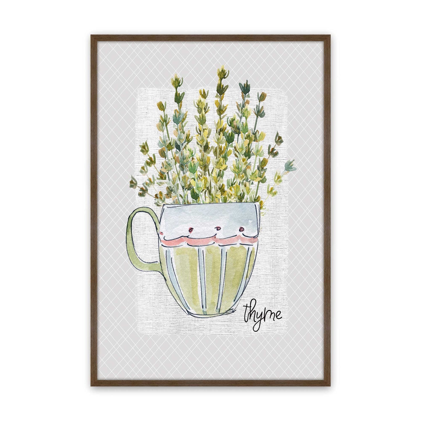 Happy Herbs Set of 4 At Prints