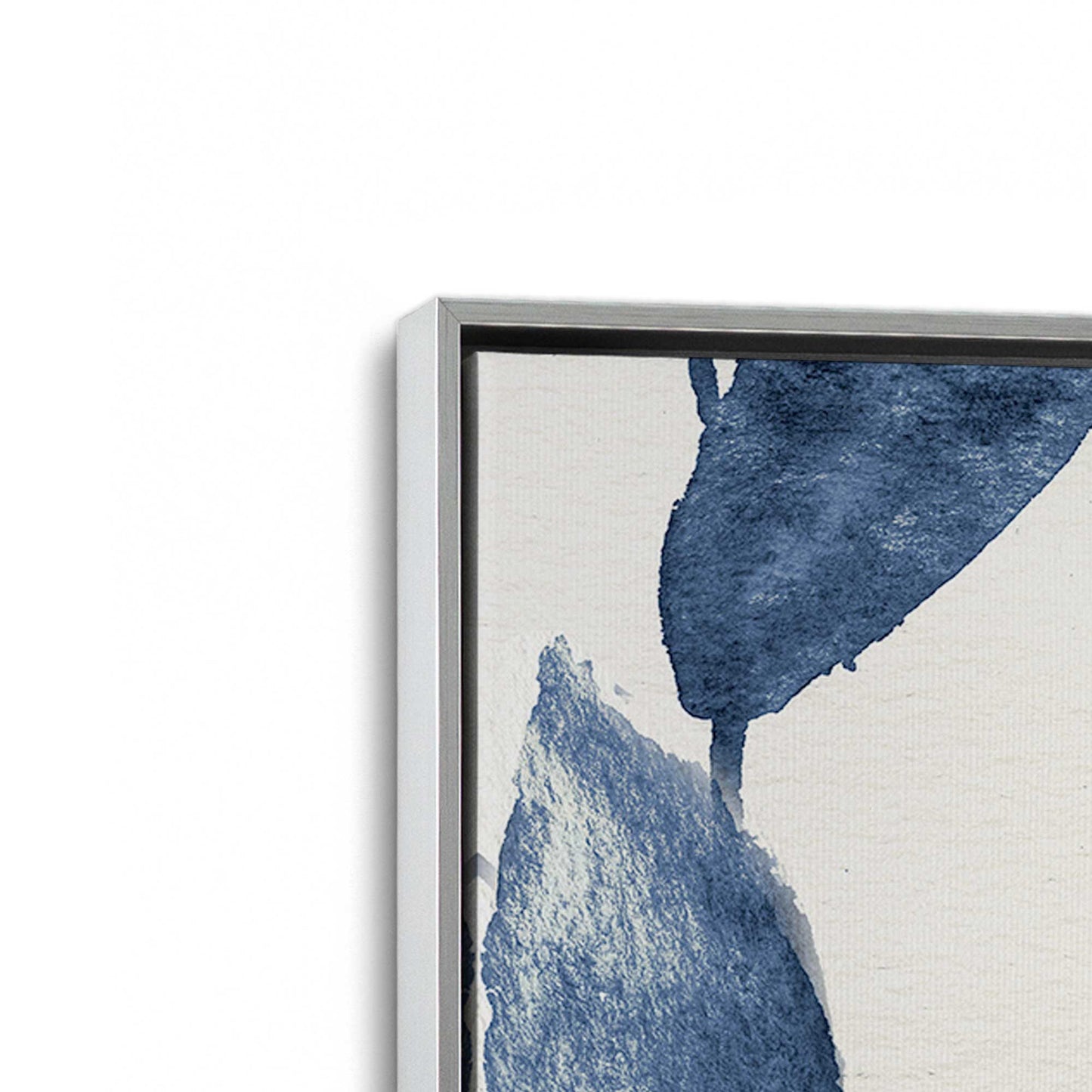 [Color:Polished Chrome], Picture of art in a Polished Chrome frame at an angle