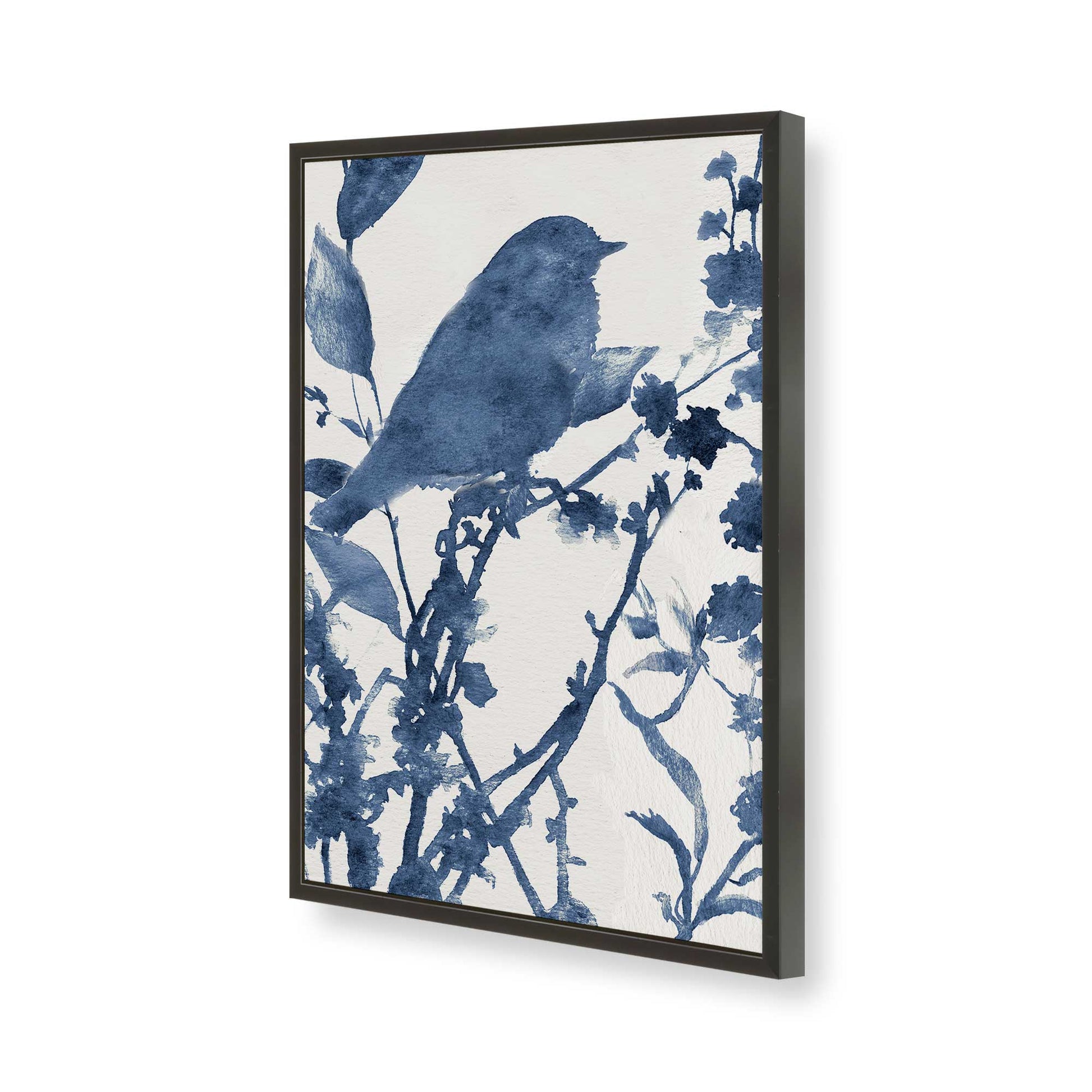 [Color:Satin Black], Picture of art in a Satin Black frame of the corner
