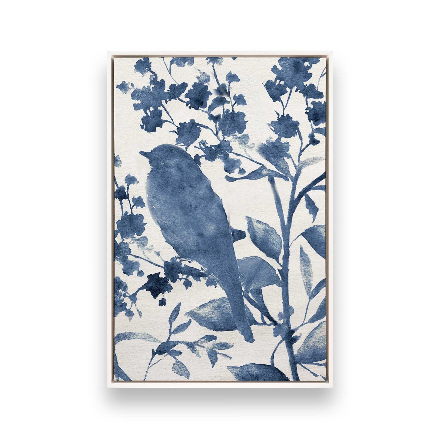 [Color:Opaque White], Picture of art in a White frame