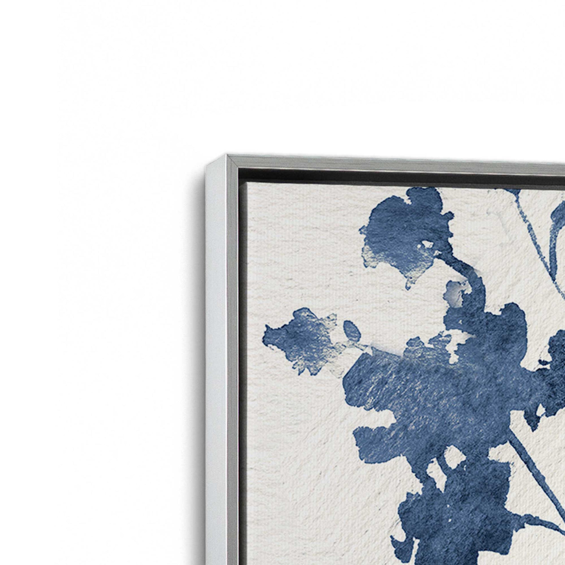 [Color:Polished Chrome], Picture of art in a Polished Chrome frame at an angle