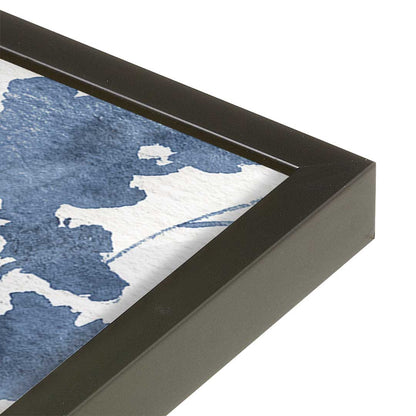 [Color:Satin Black], Picture of art in a Satin Black frame at an angle