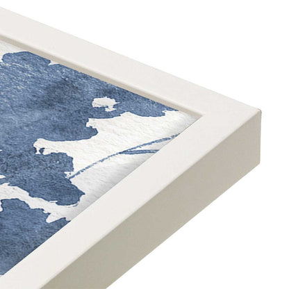 [Color:Opaque White], Picture of art in a Opaque White frame at an angle