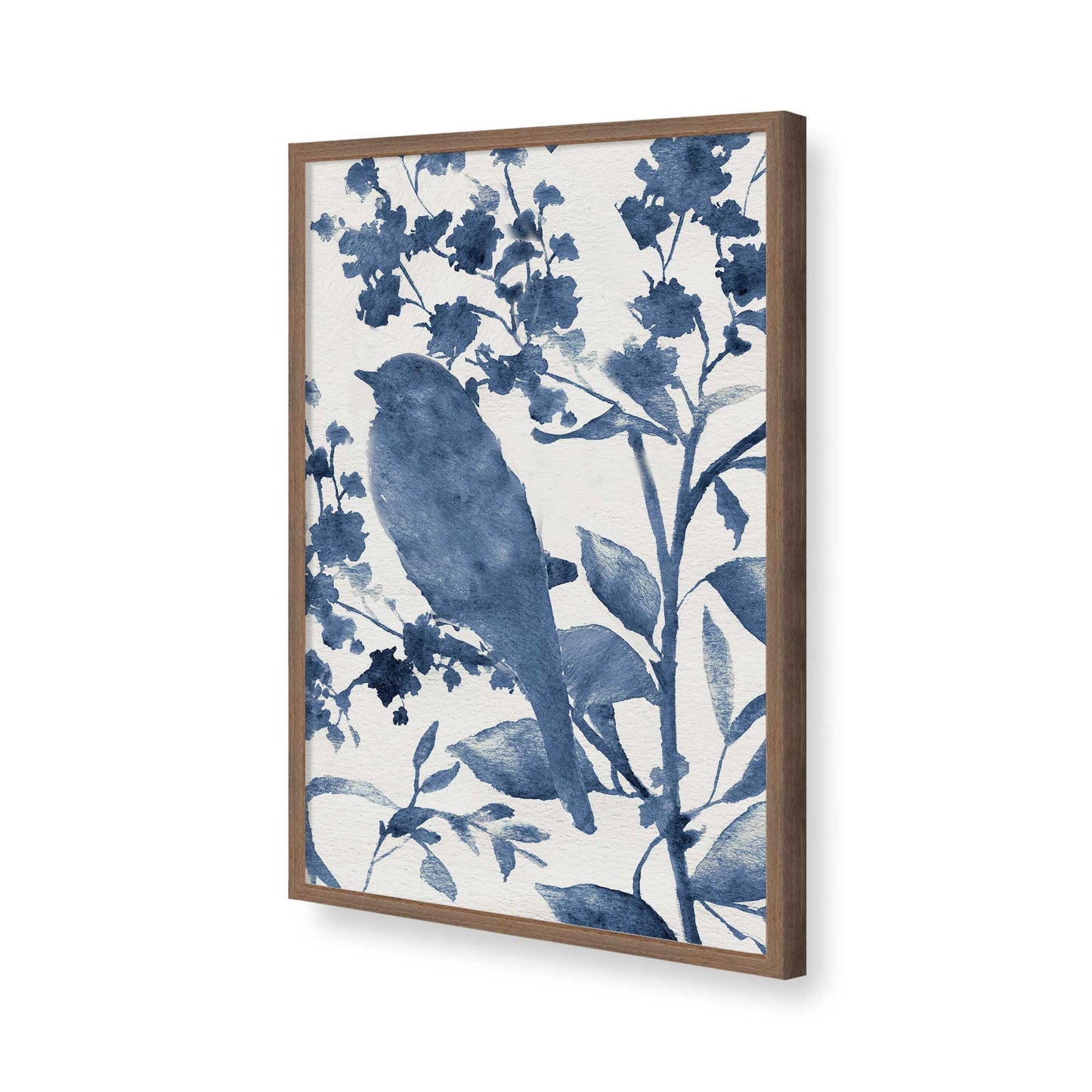 [Color:Walnut], Picture of art in a Walnut frame of the corner
