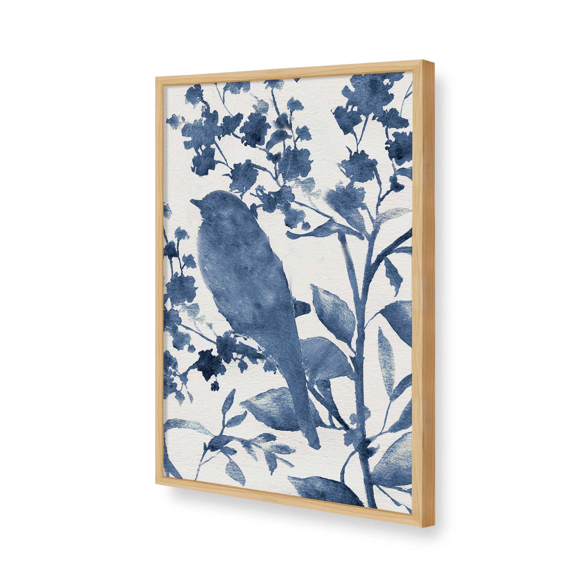 [Color:American Maple], Picture of art in a American Maple frame of the corner