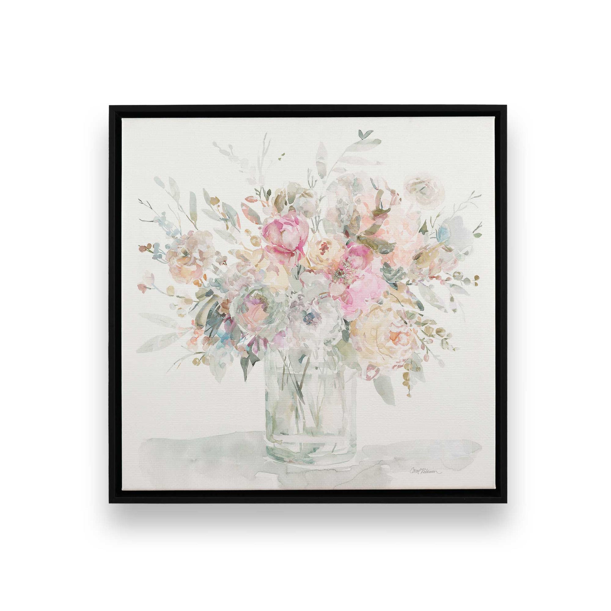 [Color:Satin Black], Picture of art in a Satin Black frame