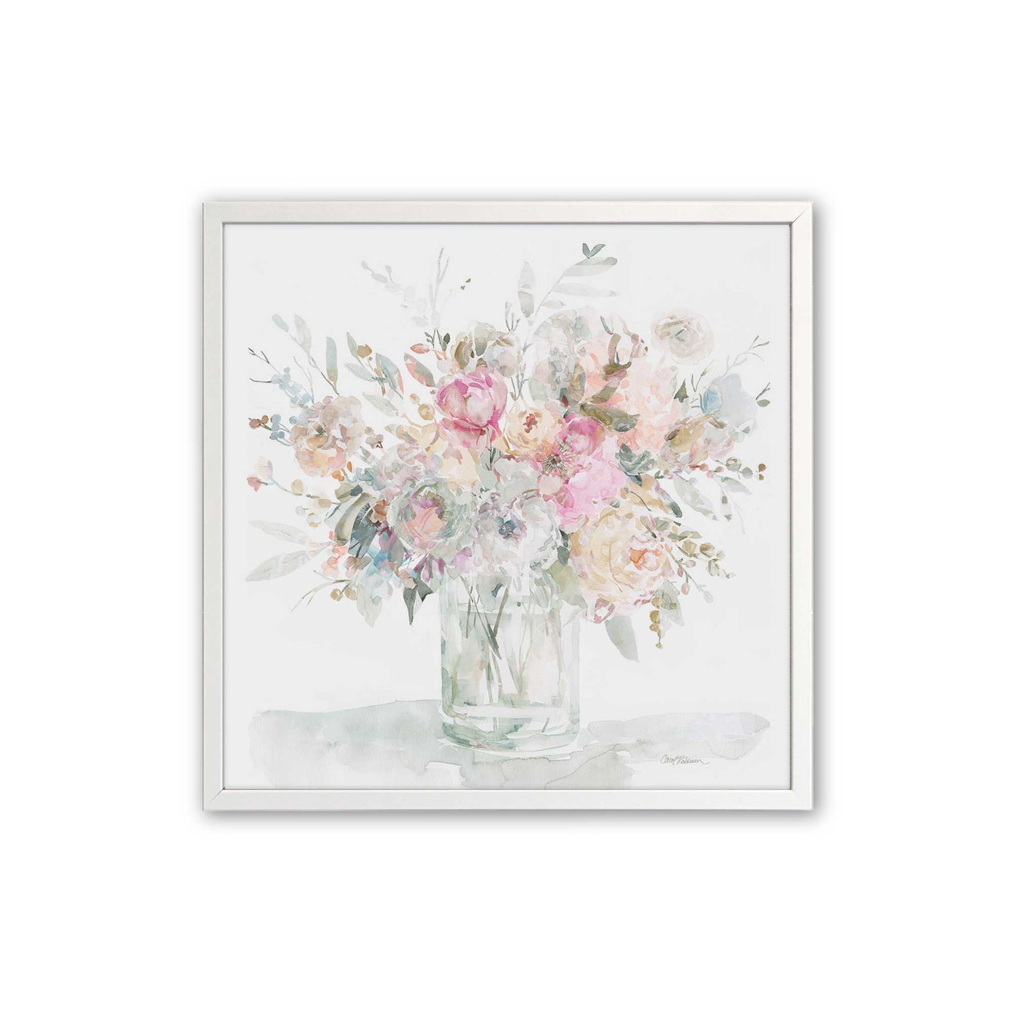 [Color:Opaque White], Picture of art in an Opaque White frame
