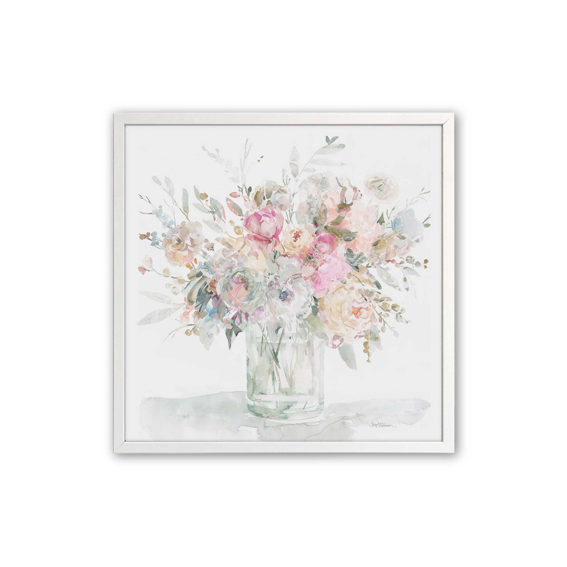 [Color:Opaque White], Picture of art in an Opaque White frame