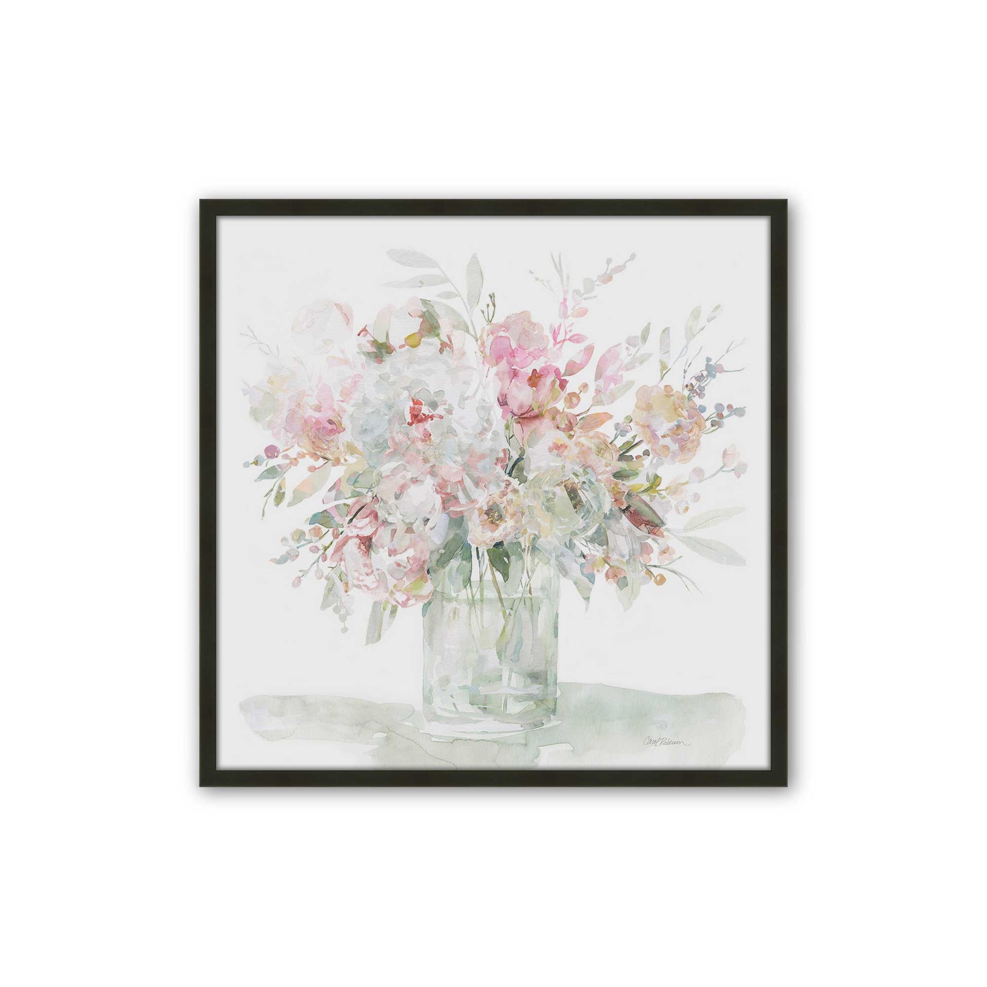 [Color:Satin Black], Picture of art in a Satin Black frame