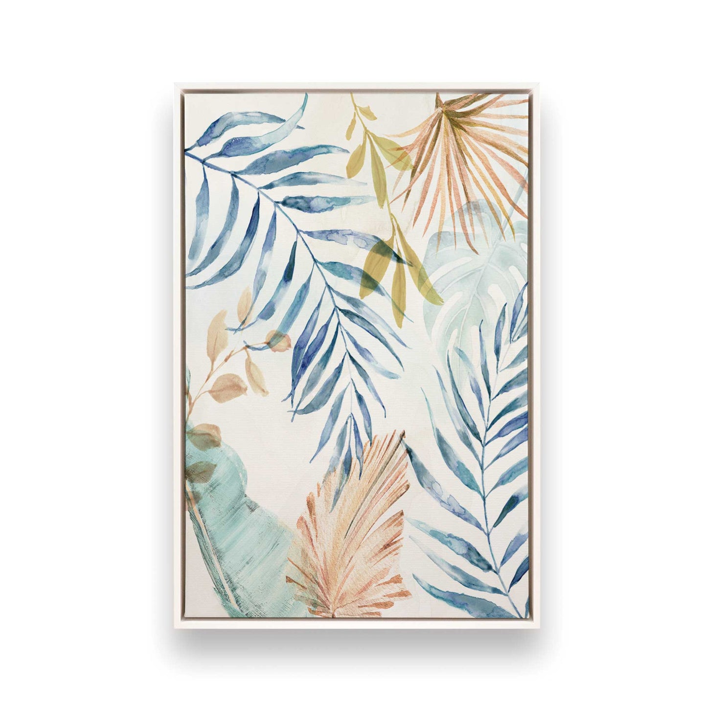 [Color:Opaque White], Picture of art in a White frame
