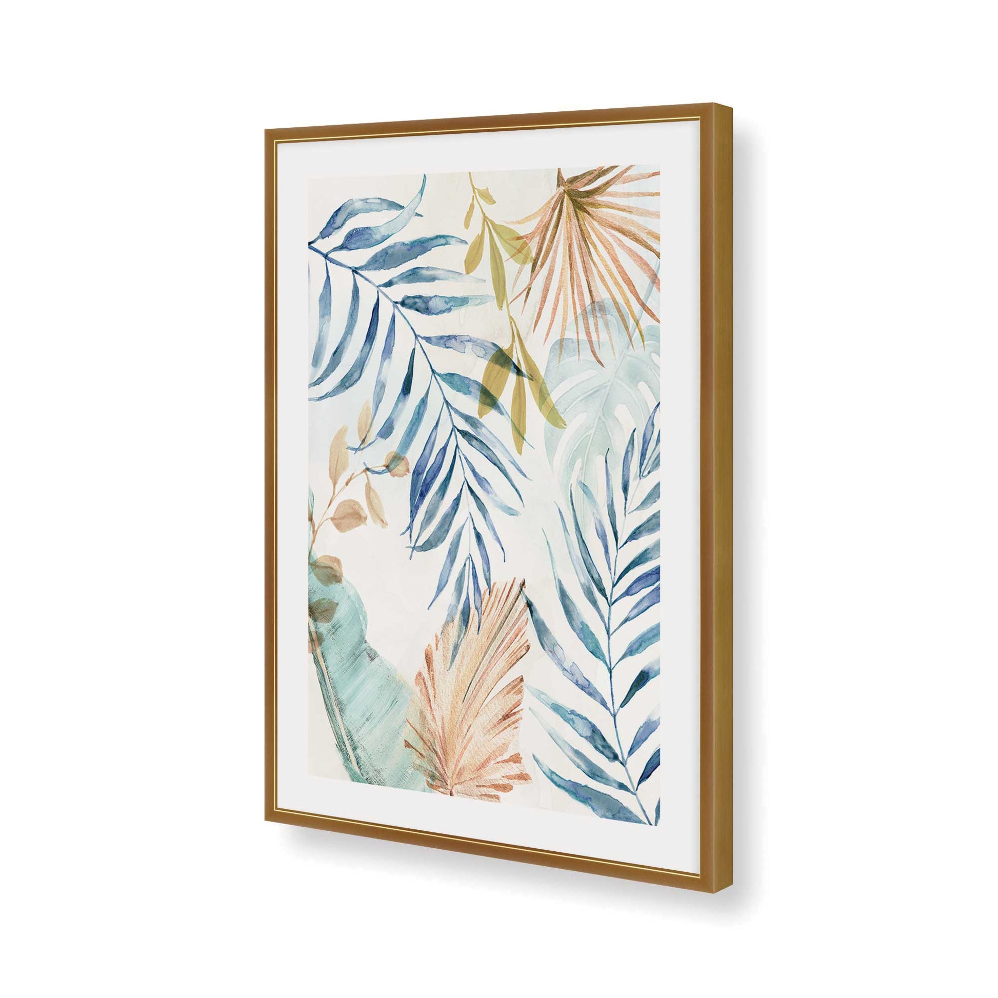 [Color:Polished Gold], Picture of art in a Polished Gold frame of the corner