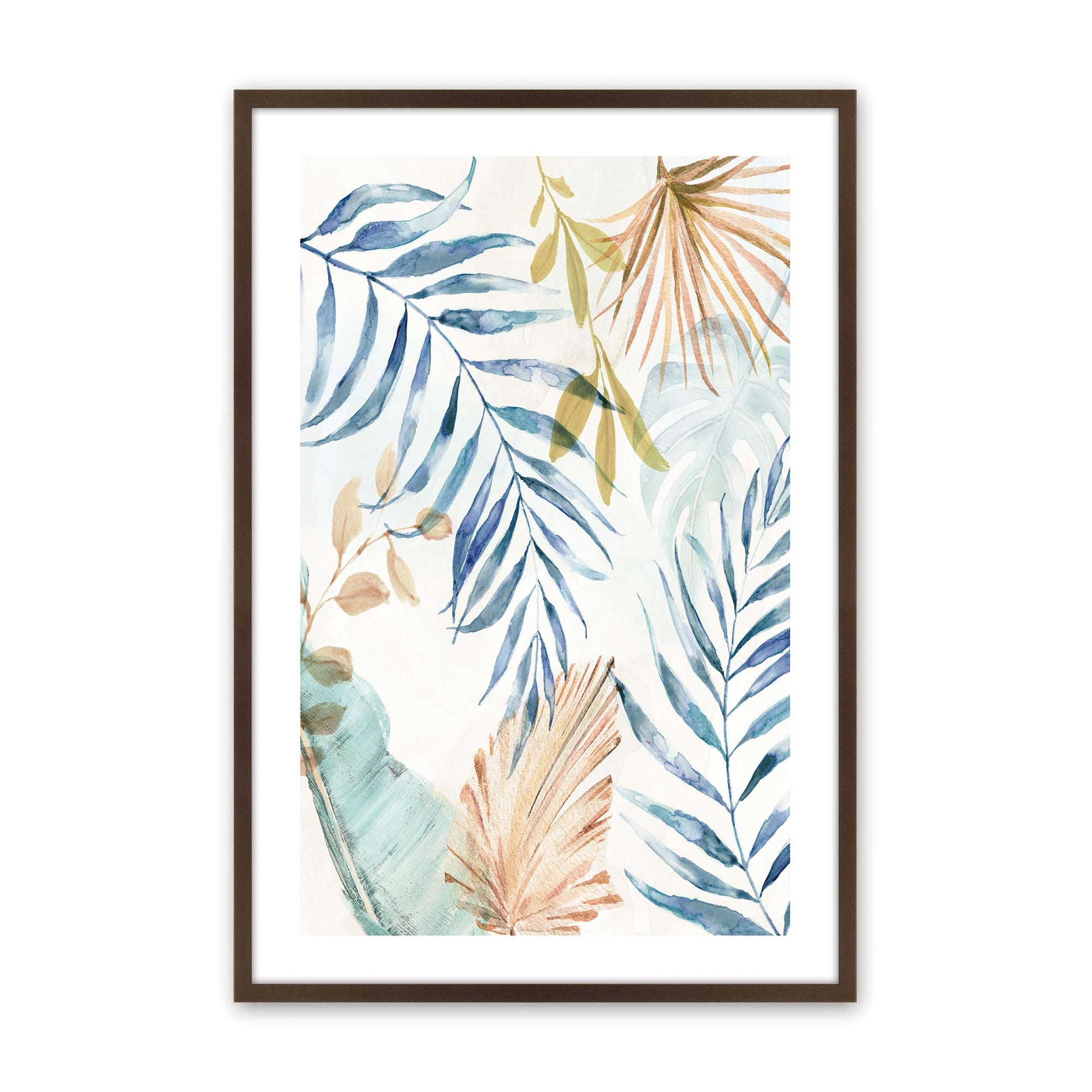 [Color:Brown], Picture of art in a Brown frame