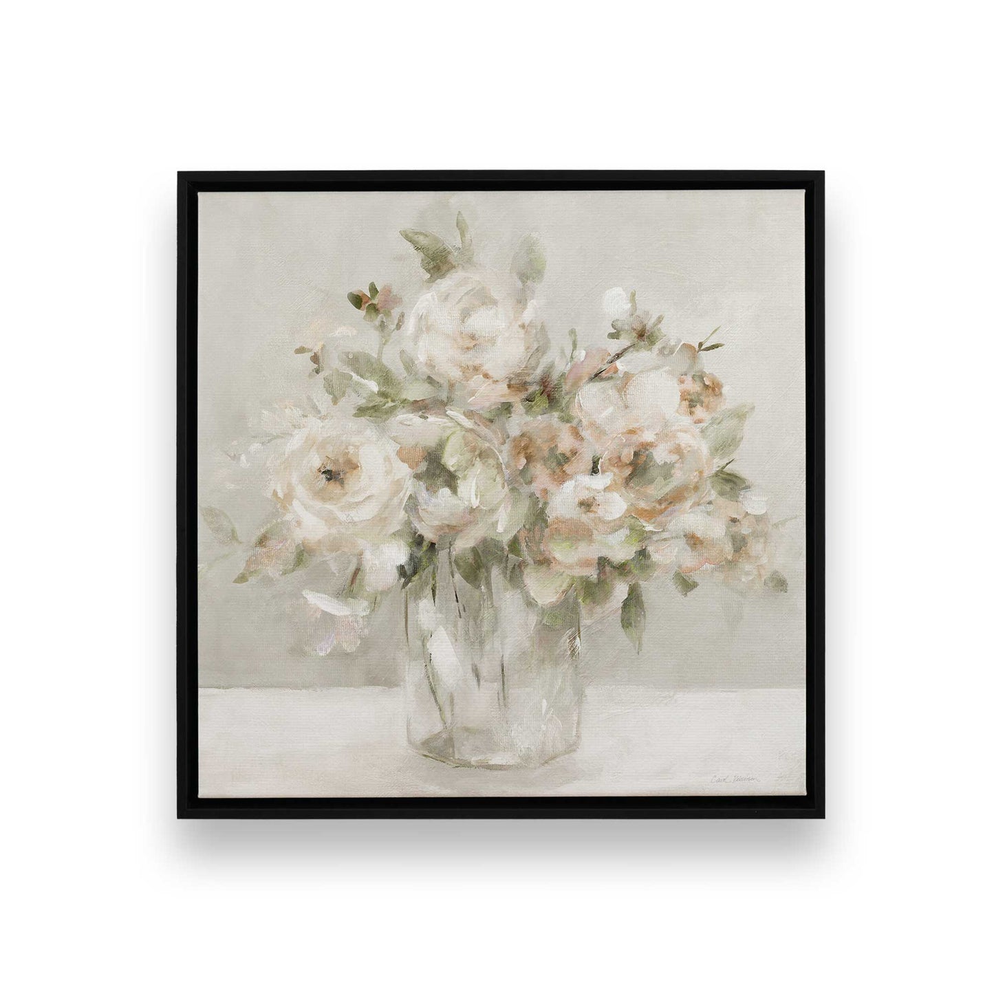 [Color:Satin Black], Picture of art in a Satin Black frame