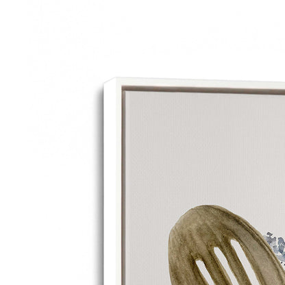[Color:Opaque White], Picture of art in a White frame at an angle
