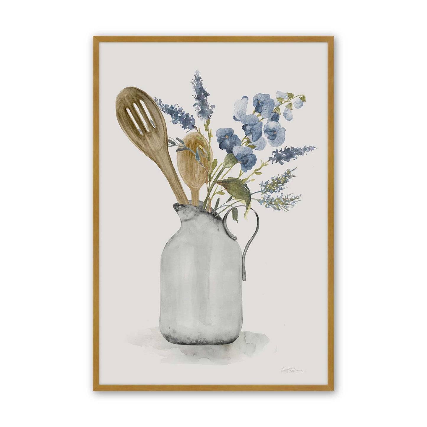 [Color:Polished Gold], Picture of art in a Polished Gold frame
