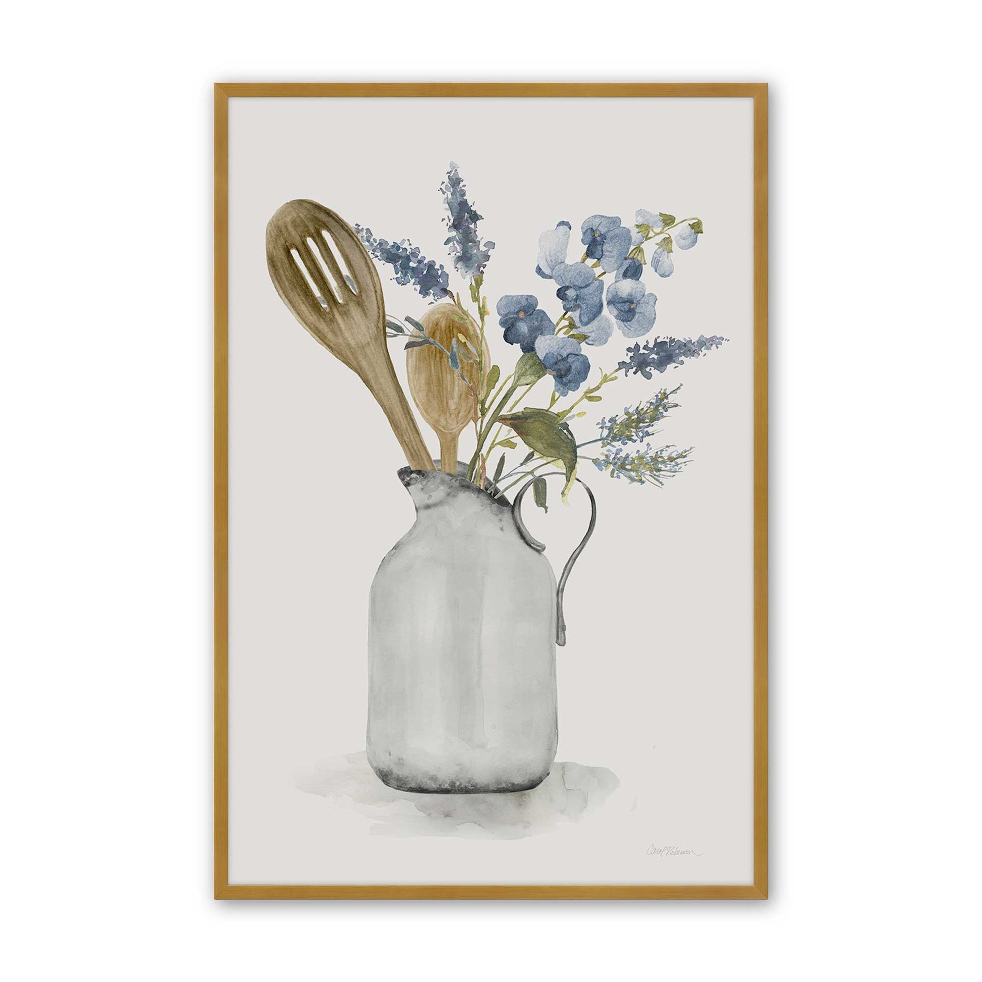 [Color:Polished Gold], Picture of art in a Polished Gold frame