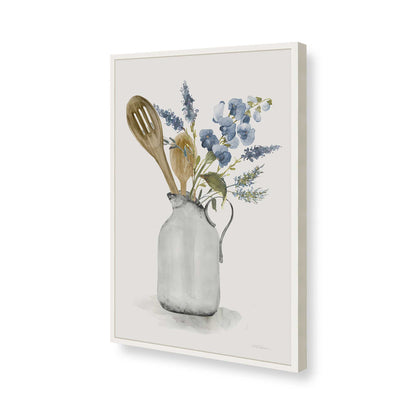 [Color:Opaque White], Picture of art in a Opaque White frame of the corner