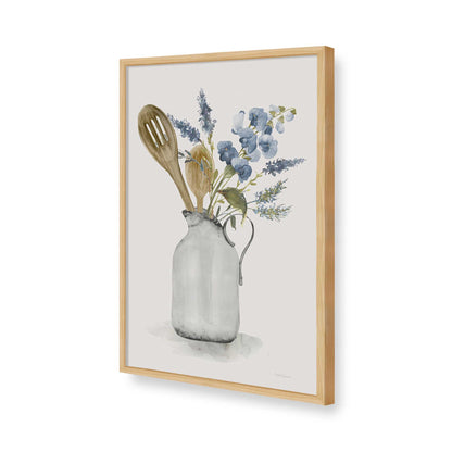 [Color:American Maple], Picture of art in a American Maple frame of the corner