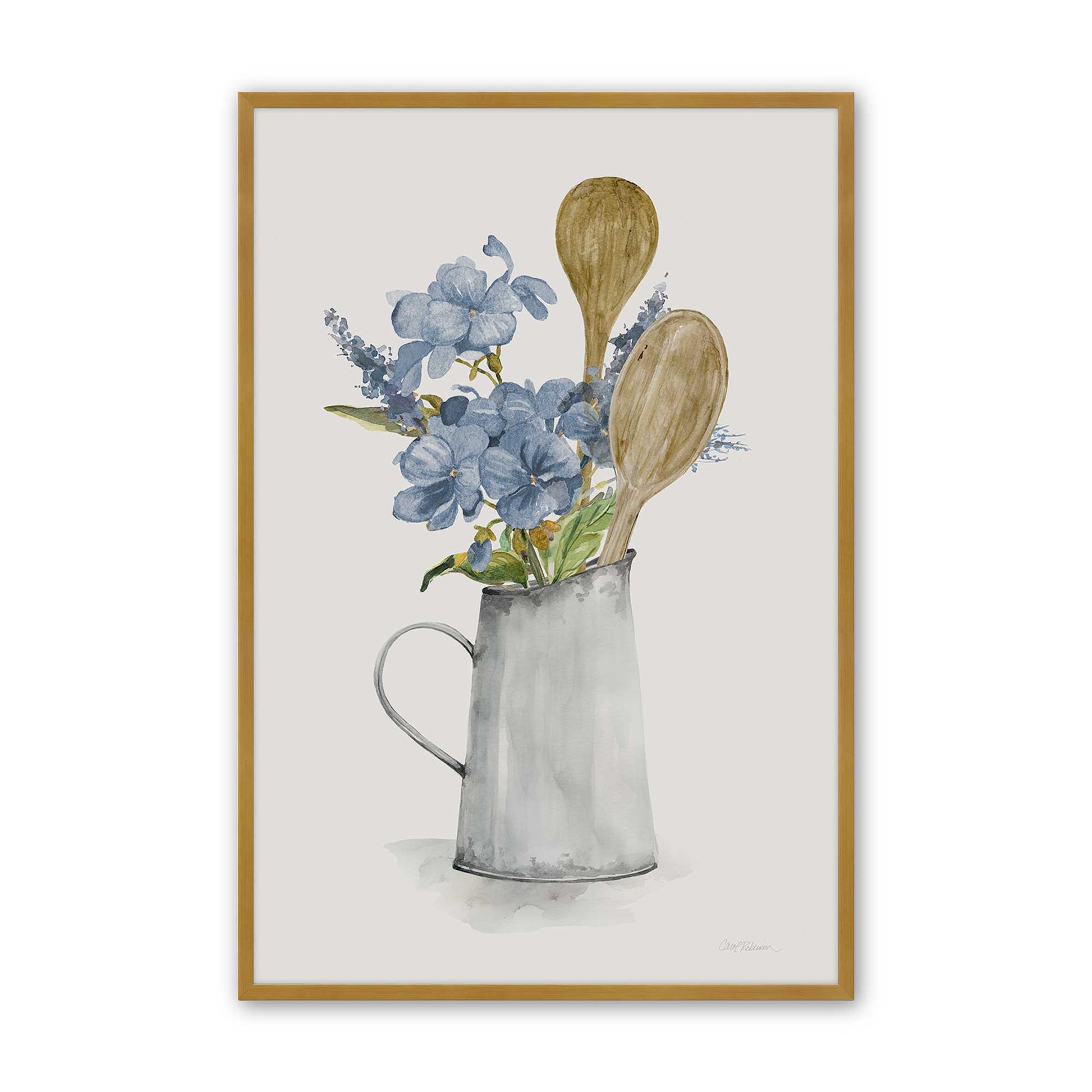 [Color:Polished Gold], Picture of art in a Polished Gold frame