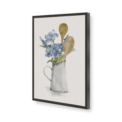 [Color:Satin Black], Picture of art in a Satin Black frame of the corner
