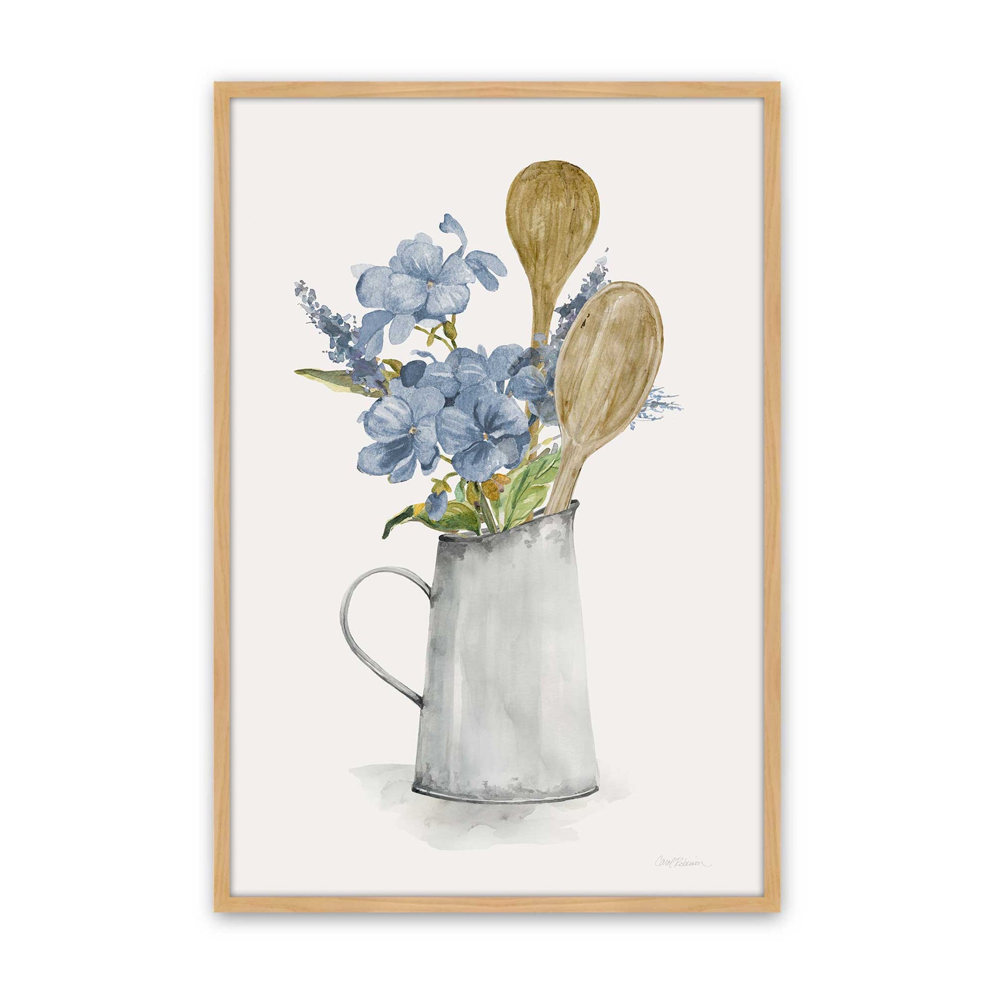 [Color:American Maple], Picture of art in a American Maple frame