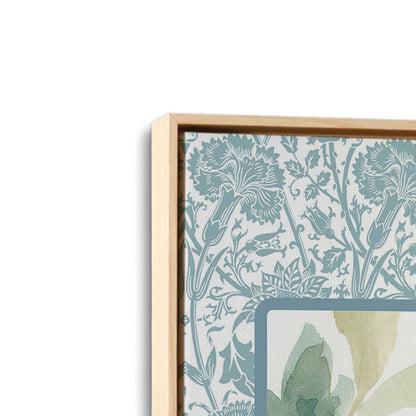 [Color:American Maple], Picture of art in a American Maple frame at an angle