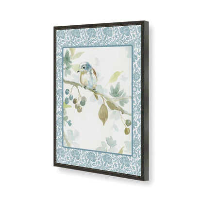 [Color:Satin Black], Picture of art in a Satin Black frame of the corner