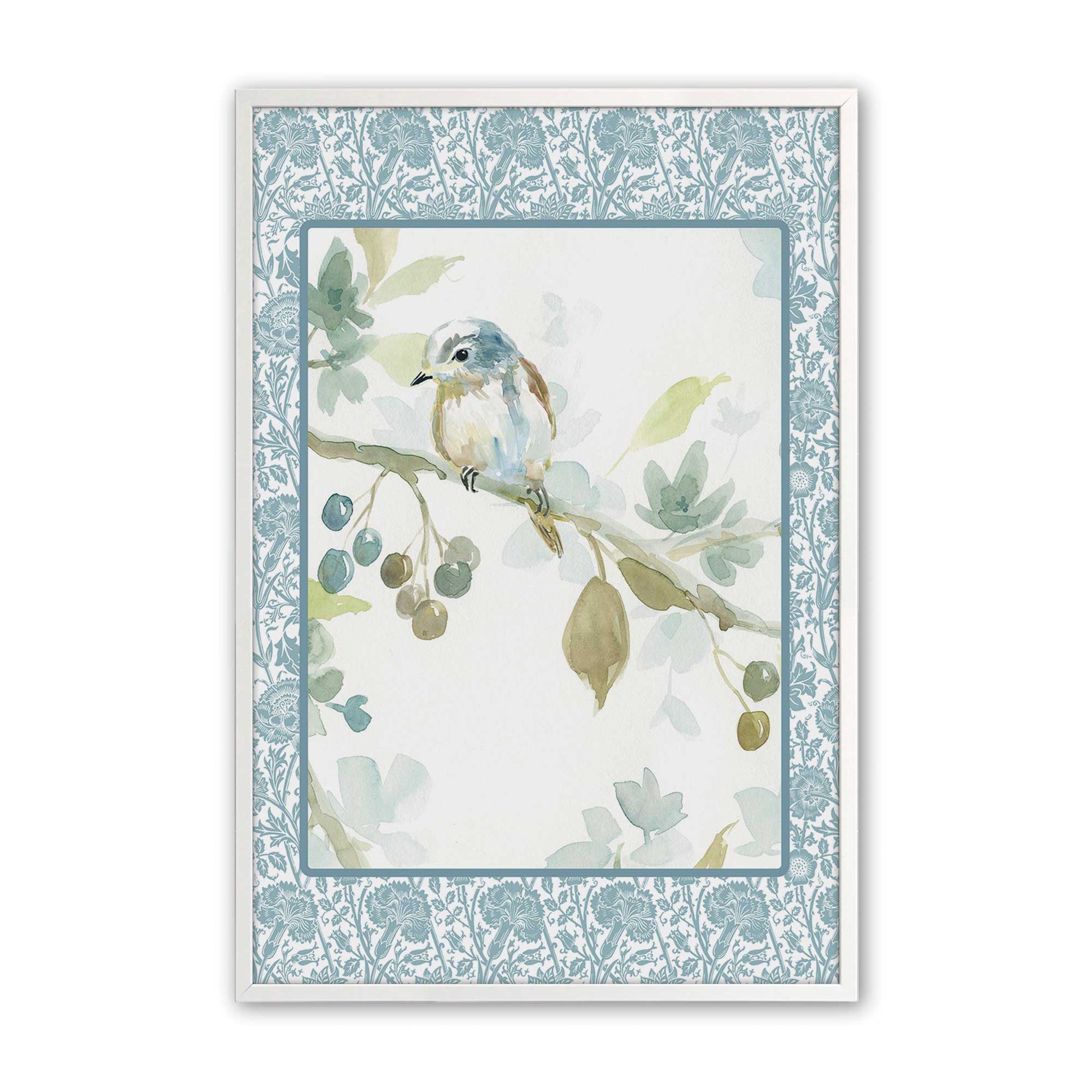 [Color:Opaque White], Picture of art in a Opaque White frame