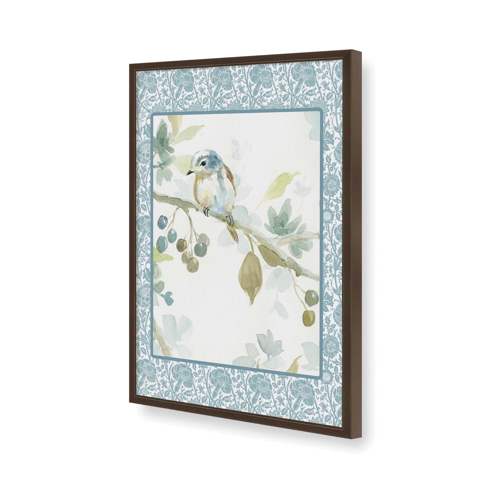 [Color:Belvinder Brown], Picture of art in a Belvinder Brown frame of the corner