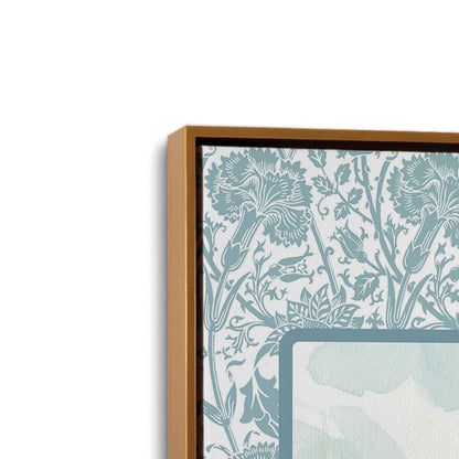 [Color:Polished Gold], Picture of art in a Polished Gold frame at an angle