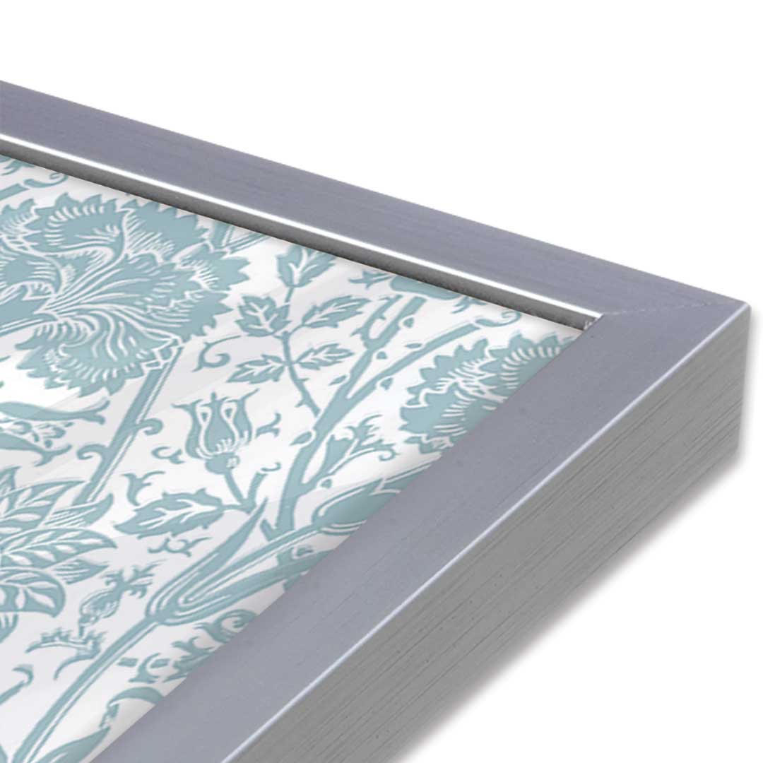 [Color:Polished Chrome], Picture of art in a Polished Chrome frame at an angle