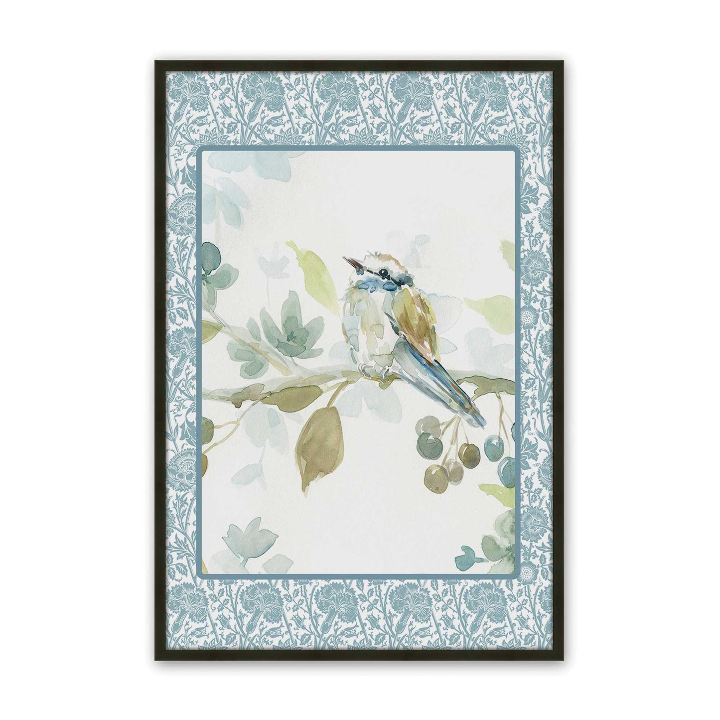 [Color:Satin Black], Picture of art in a Satin Black frame