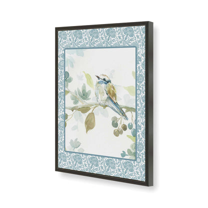 [Color:Satin Black], Picture of art in a Satin Black frame of the corner