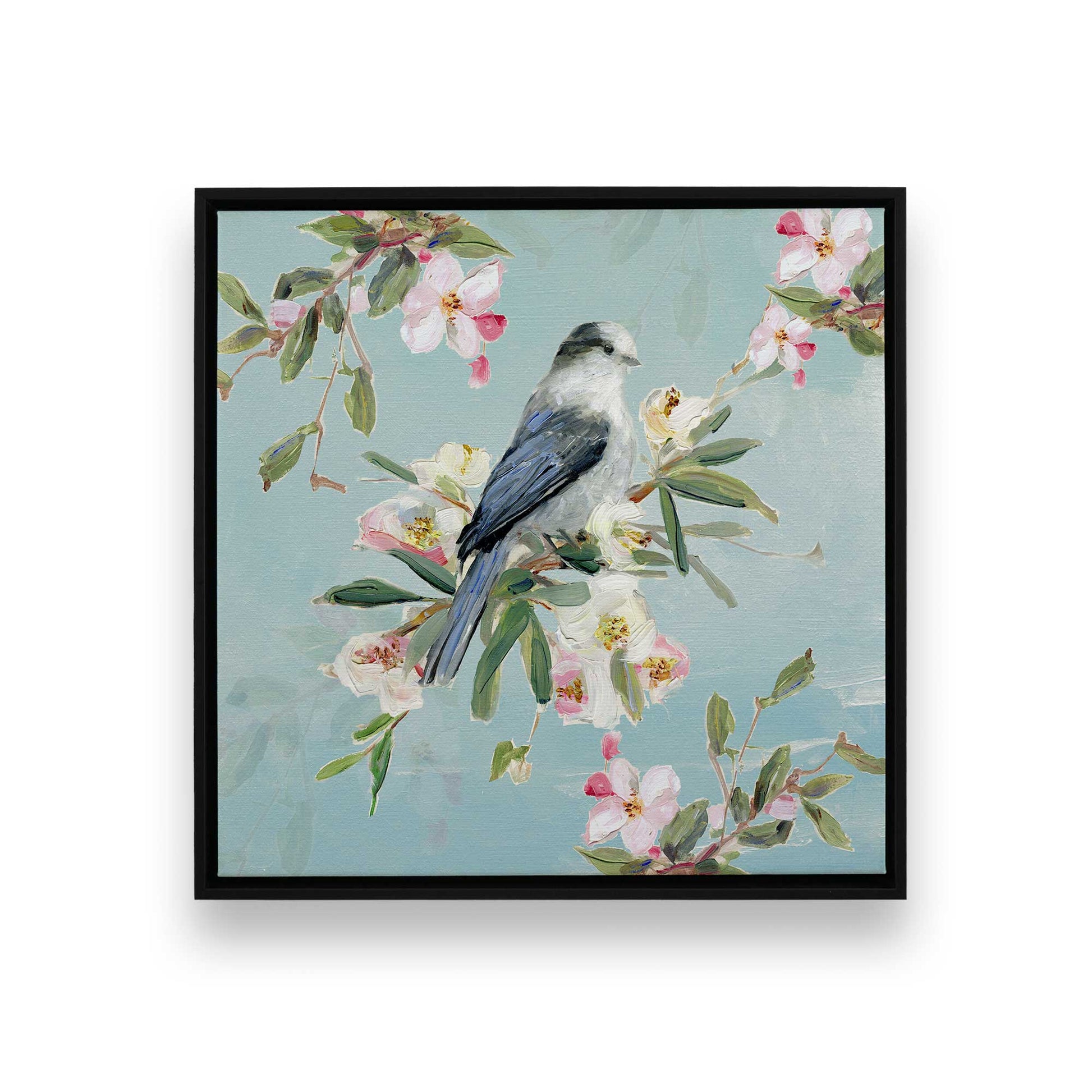 [Color:Satin Black], Picture of art in a Satin Black frame