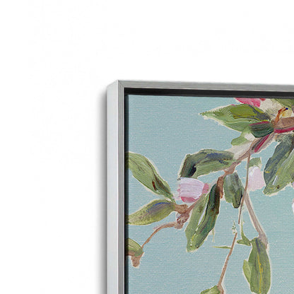 [Color:Polished Chrome], Picture of art in a Polished Chrome frame at an angle