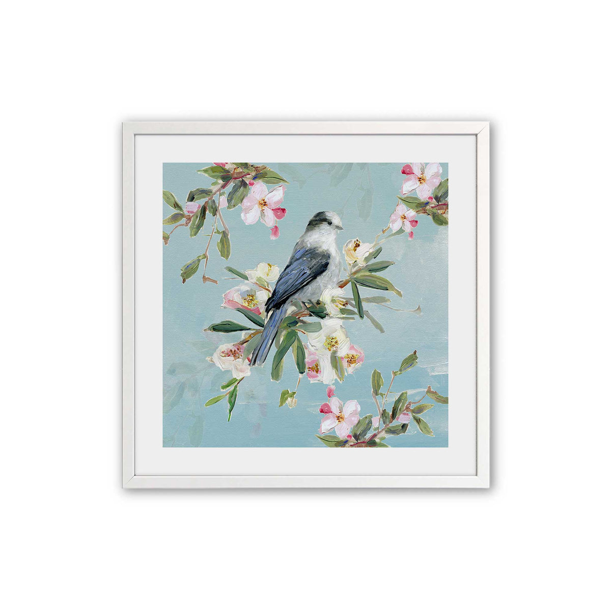 [Color:Opaque White], Picture of art in an Opaque White frame