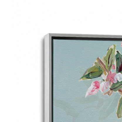 [Color:Polished Chrome], Picture of art in a Polished Chrome frame at an angle