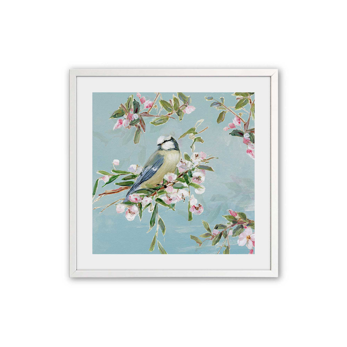 [Color:Opaque White], Picture of art in an Opaque White frame