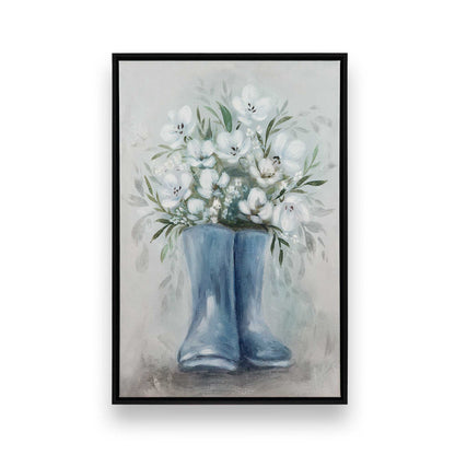 [Color:Satin Black], Picture of art in a Satin Black frame
