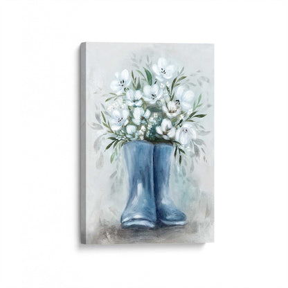 [Color:Stretched Canvas], Picture of art at an angle
