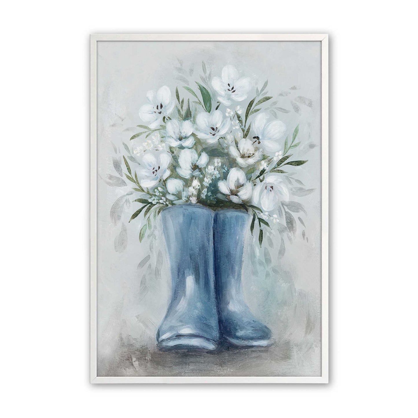 [Color:Opaque White], Picture of art in a Opaque White frame
