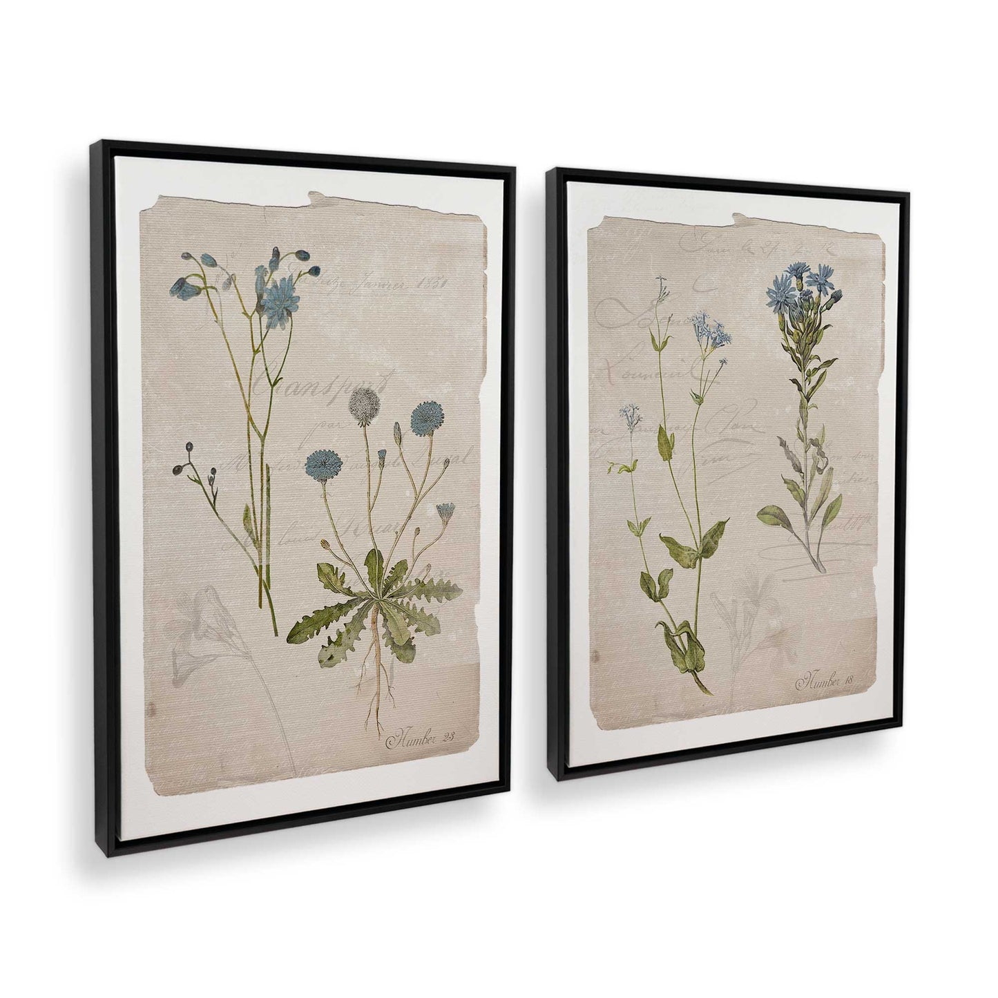 [Color:Satin Black], Picture of art in a Satin Black frame at an angle
