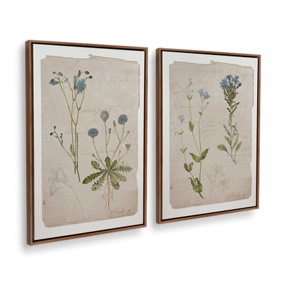 [Color:Walnut], Picture of art in a Walnut frame at an angle