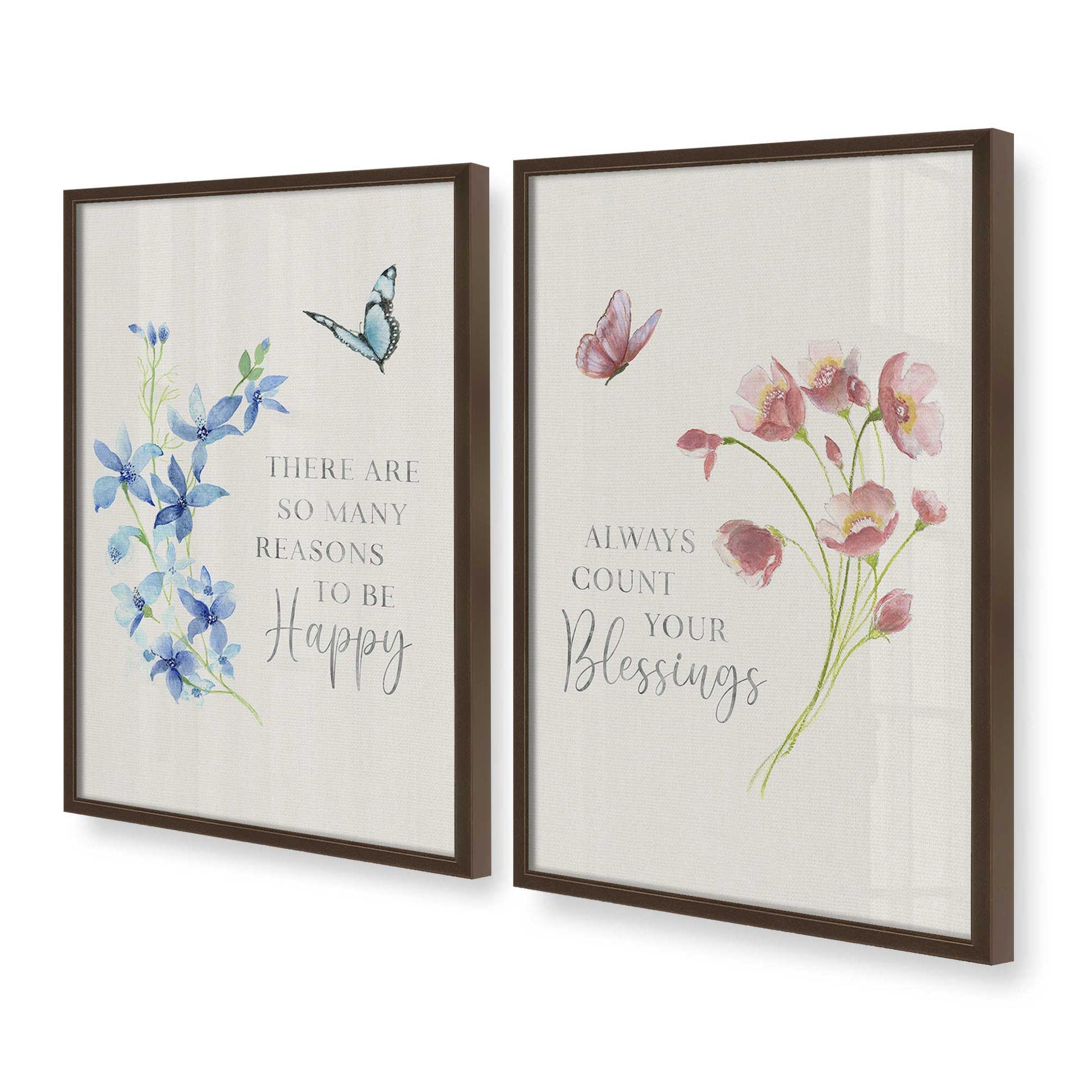 [Color:Belvinder Brown], Picture of art in a Belvinder Brown frame at an angle
