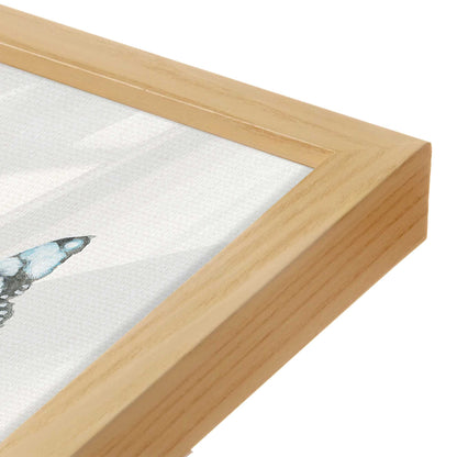 [Color:American Maple], Picture of art in a American Maple frame of the corner